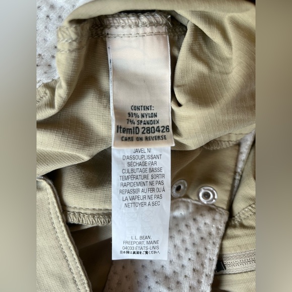 Women’s LL Bean Vista Trekking Pants Size 4 New with Tags Sandstone - Picture 10 of 10